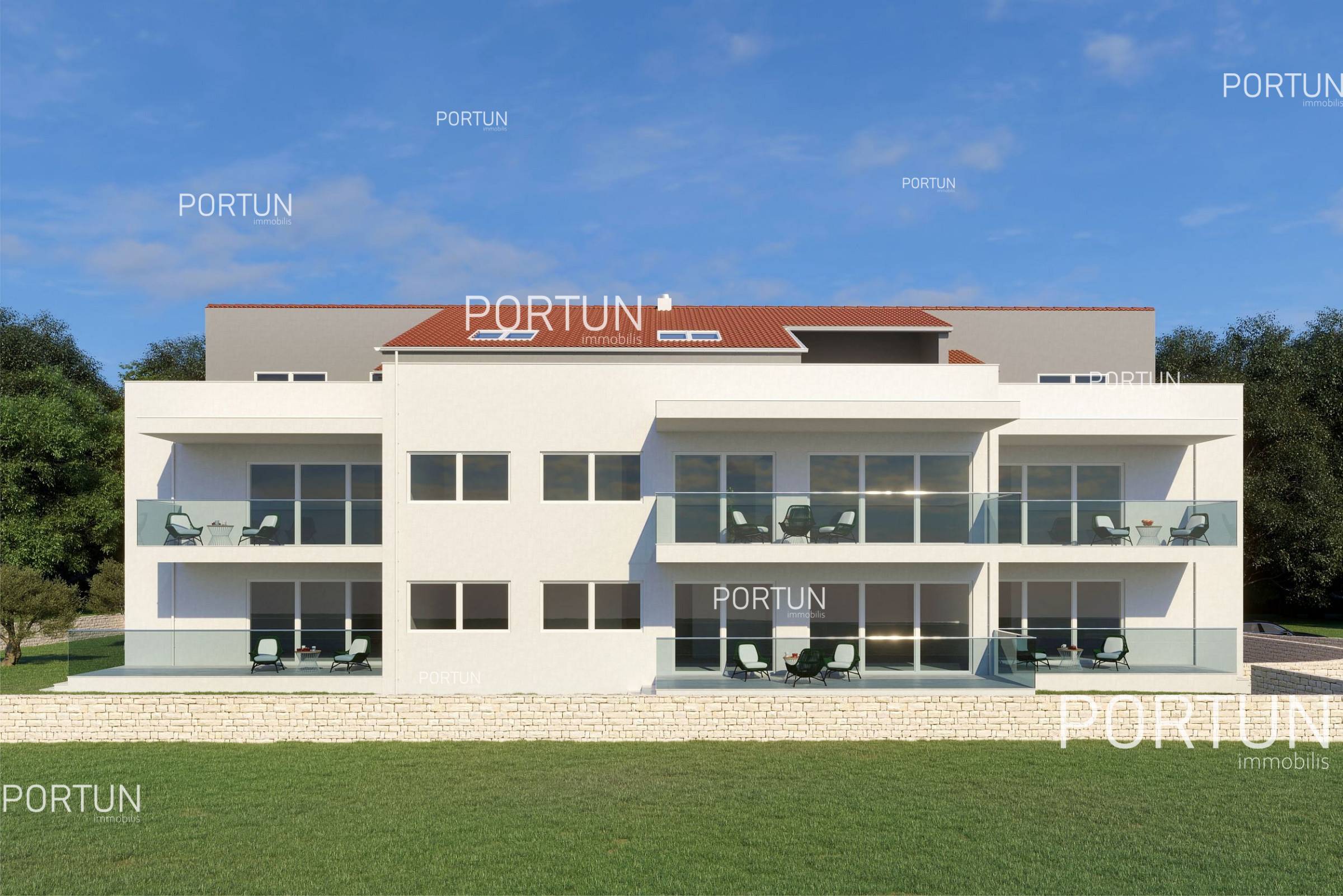 Moderne Wohnung mit Garten in Rovinj 1