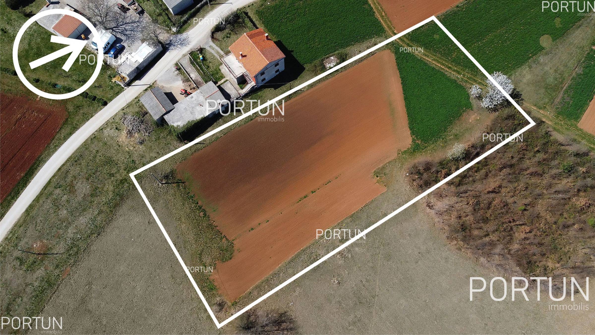 Building land in the area of Žminj 2