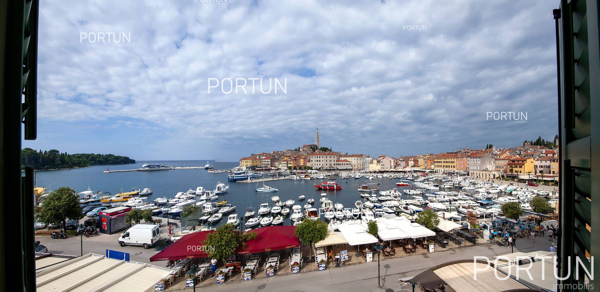 Rovinj, markante Wohnung am Uferpromenade	 2
