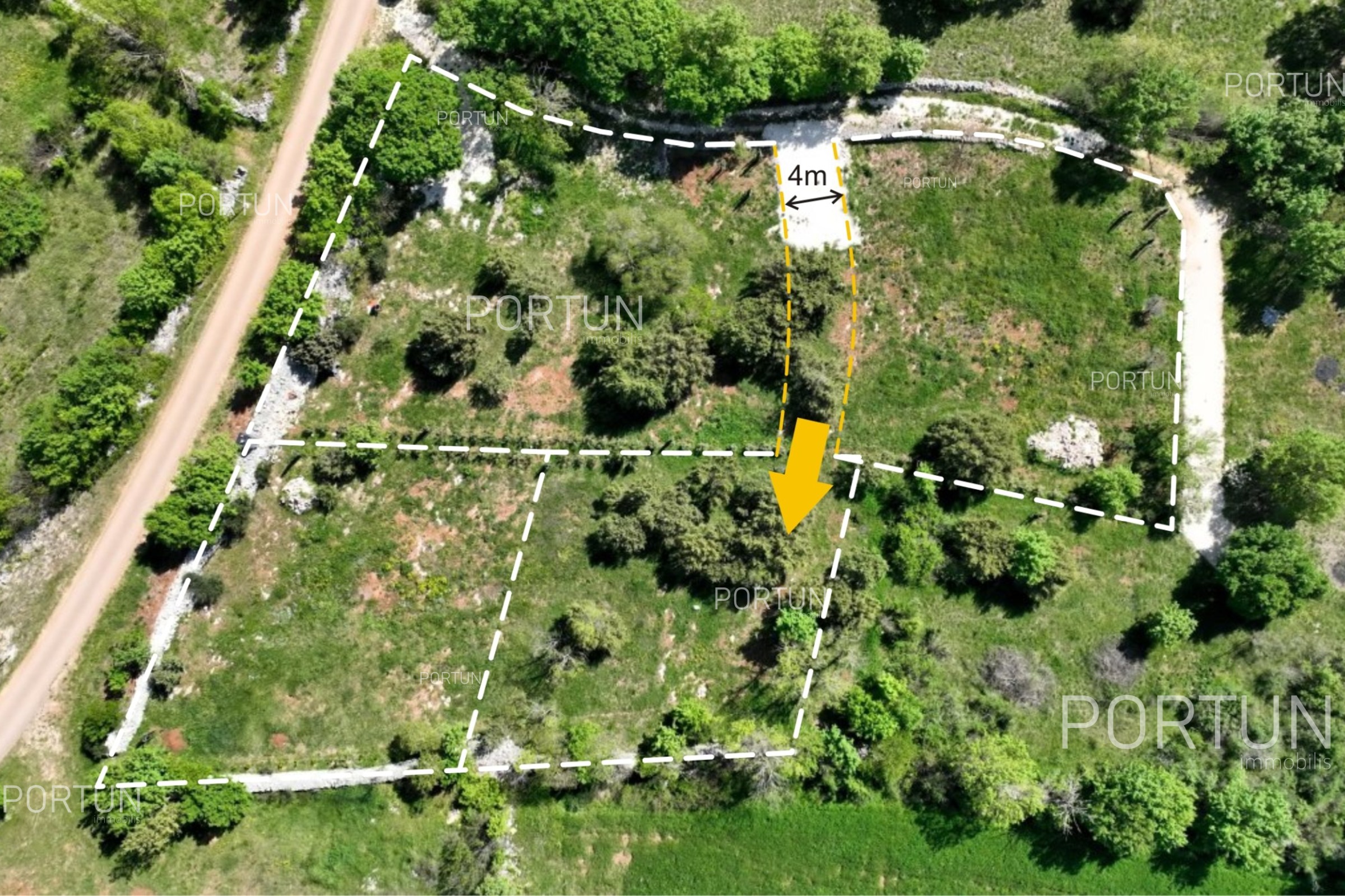 Land for sale Bale – Krmed, 3,591 m², 4 plots 2