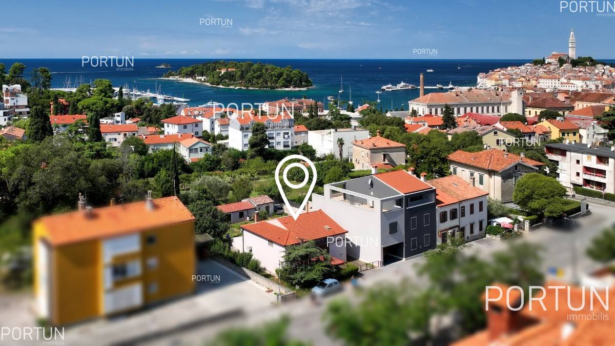 Házak a központon kívül és Rovinj környékén