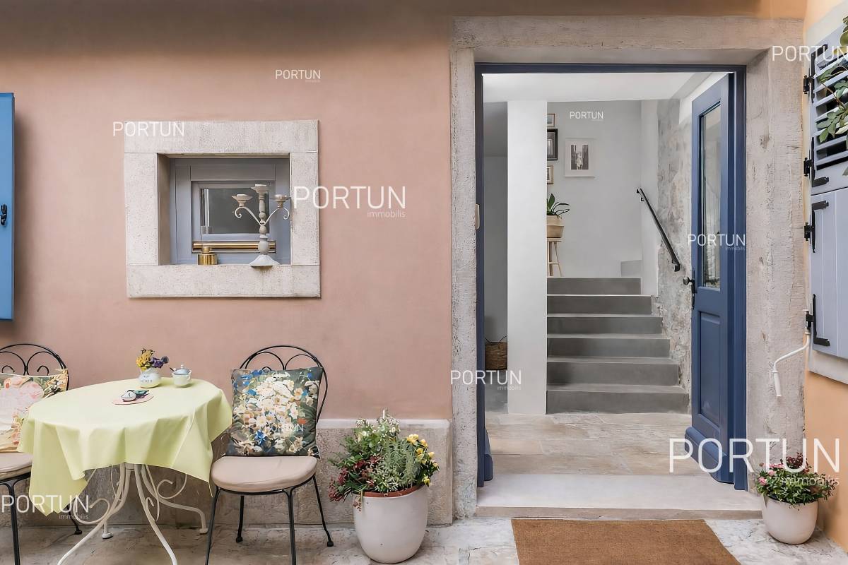 Házak Rovinj központjában