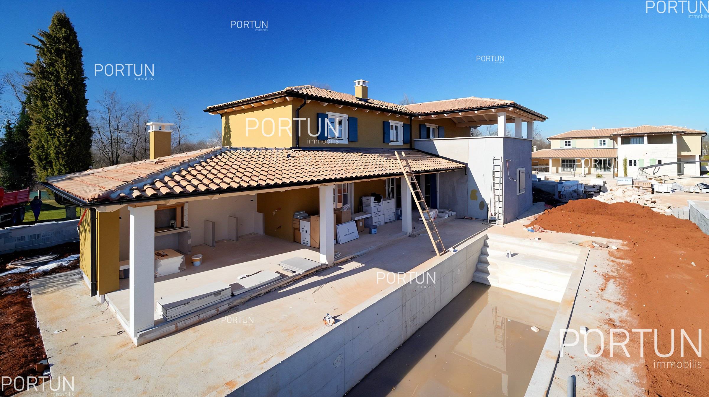 Kanfanar, house with pool	 1