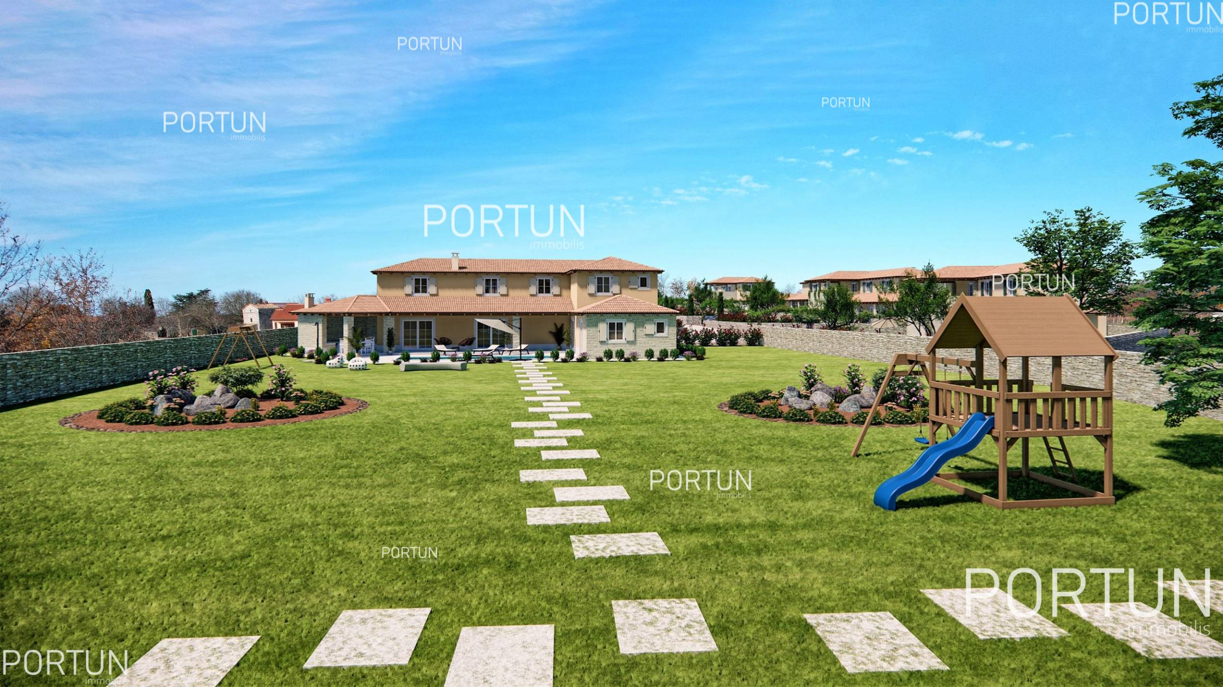 Villa in pietra poco distante da Svetvinčenat-Savincenti	 3