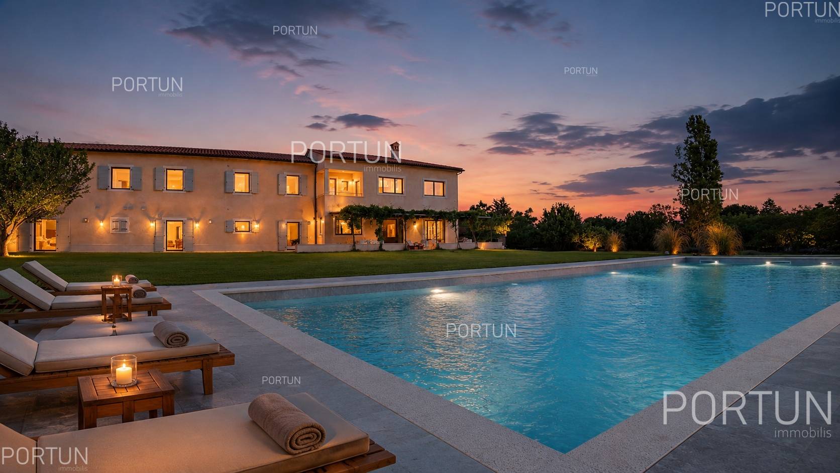Villa Rovinj sunset pool