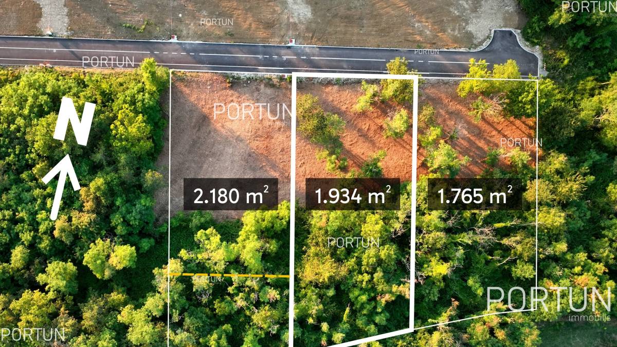 Motovun, building land	